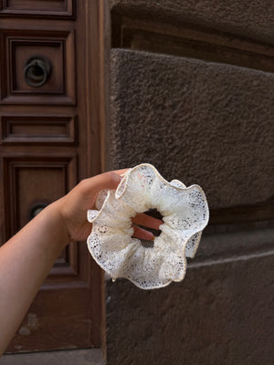 Lace Net Scrunchie