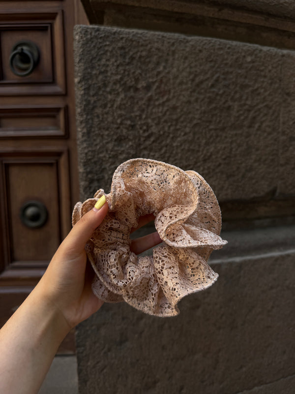 Lace Net Scrunchie