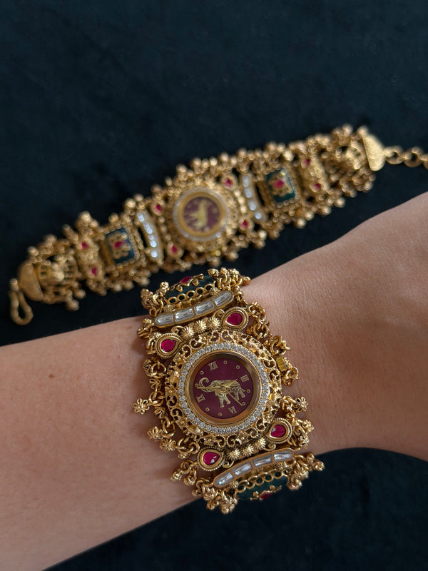 Ranisahiba-Elephant(Maroon)