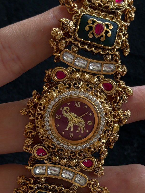 Ranisahiba-Elephant(Maroon)