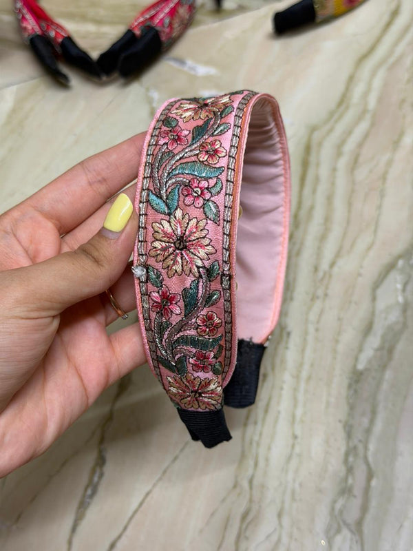 PhoolKari HeadBands-2-Baby-Pink(As seen on Ruchika)